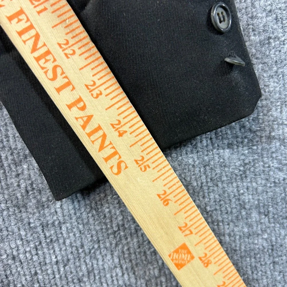 Vintage Men's Blazer Black Notch Lapel Two-Button Classic Norfolk‎ Jacket